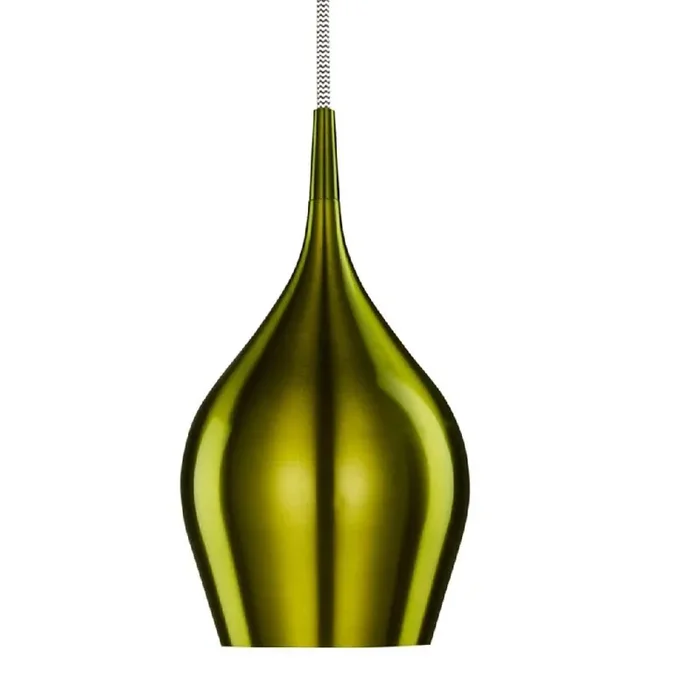 Vibrant Green Vintage Single Lamp Bell Pendant Light 120mm