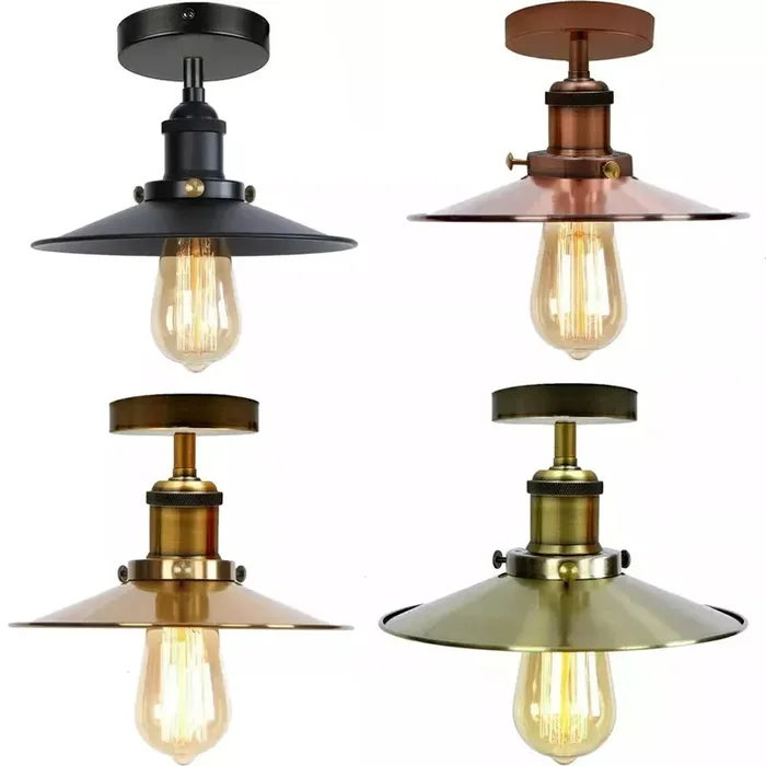 Vintage Retro Flush Mount Ceiling Light – UK