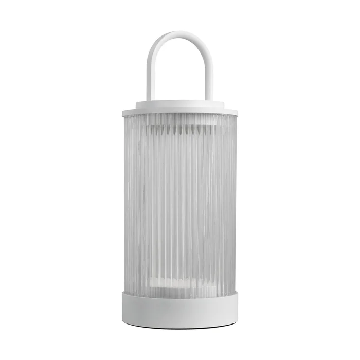 Visual Comfort Modern SLTB27227W Tawa Accent Rechargeable Table Lamp by Sean Lavin, Matte White