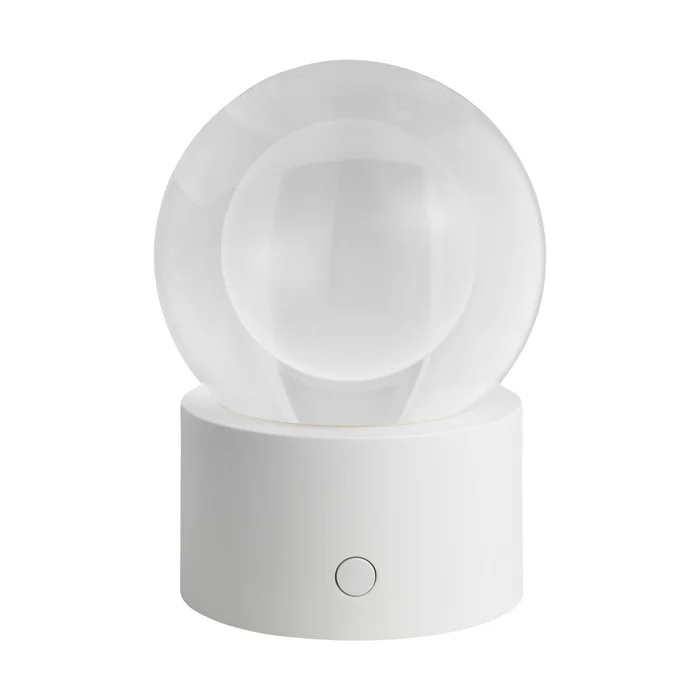 Visual Comfort Modern SLTB27427W Mina Accent Rechargeable Table Lamp by Sean Lavin, Matte White