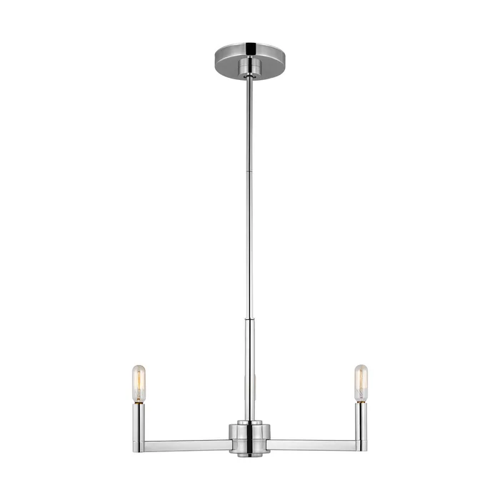 Visual Comfort Studio 3164203EN-05 Fullton LED Chandelier, Chrome