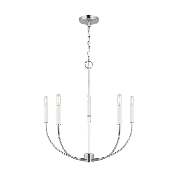 Visual Comfort Studio 3167105EN-962 Greenwich LED Chandelier, Brushed Nickel