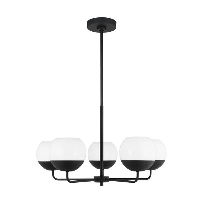Visual Comfort Studio 3168105EN3-112 Alvin LED Chandelier, Midnight Black