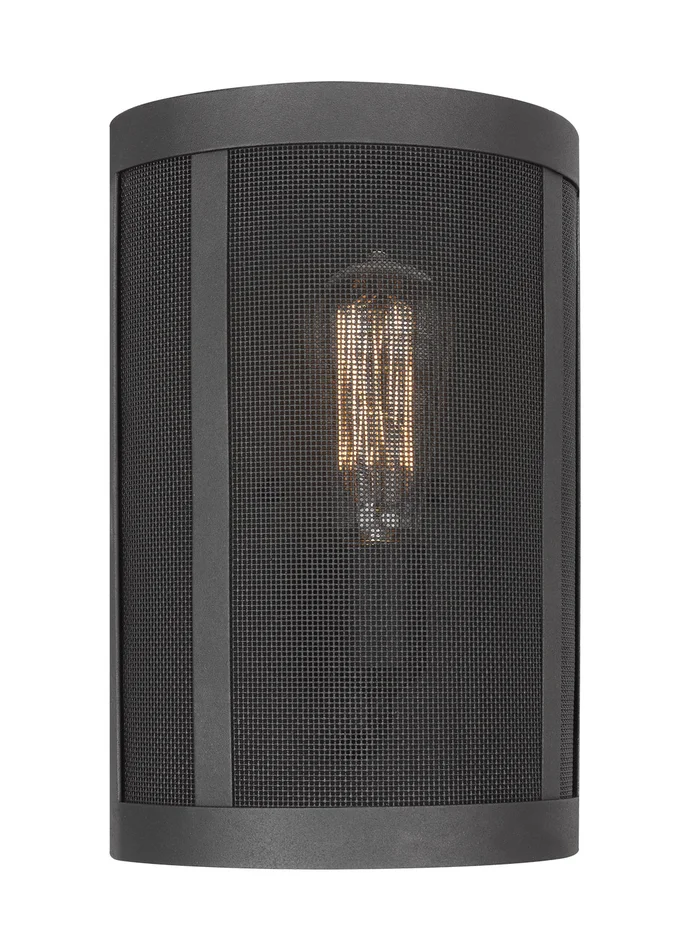 Visual Comfort Studio 4128501-12 Gereon One Light Wall / Bath Sconce, Black