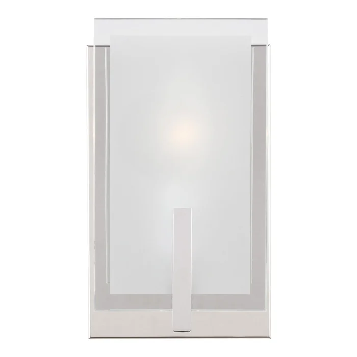Visual Comfort Studio 4130801-05 Syll One Light Wall / Bath Sconce, Chrome