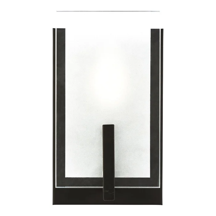 Visual Comfort Studio 4130801-112 Syll One Light Wall / Bath Sconce, Midnight Black