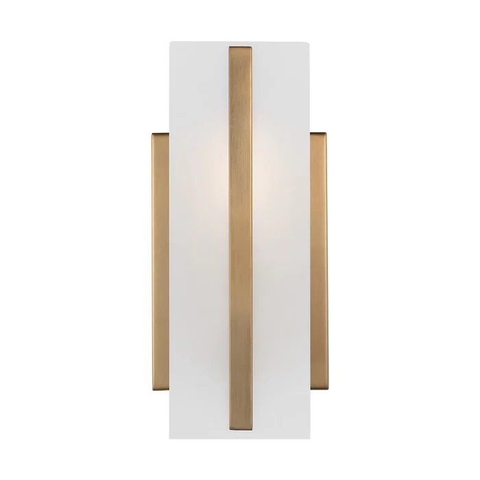 Visual Comfort Studio 4154301-848 Dex One Light Bath Vanity, Satin Brass