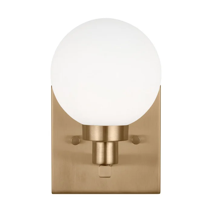 Visual Comfort Studio 4161601-848 Clybourn One Light Bath Vanity, Satin Brass