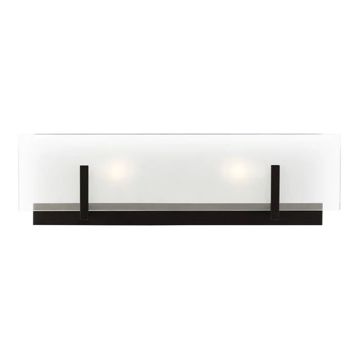 Visual Comfort Studio 4430802EN-112 Syll Two Light Wall / Bath, Midnight Black