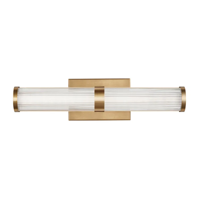 Visual Comfort Studio 4459293S-848 Syden LED Bath Wall Sconce, Satin Brass