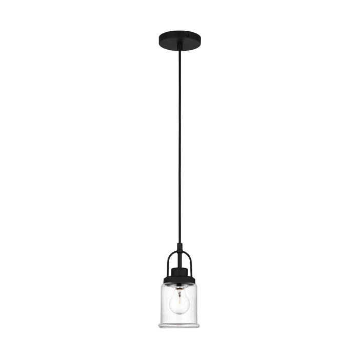 Visual Comfort Studio 6544701-112 Anders One Light Pendant, Midnight Black