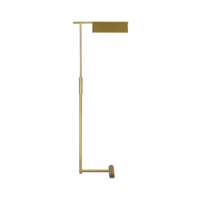 Visual Comfort Studio CT1231BBS1 Foles One Light Floor Lamp, Burnished Brass