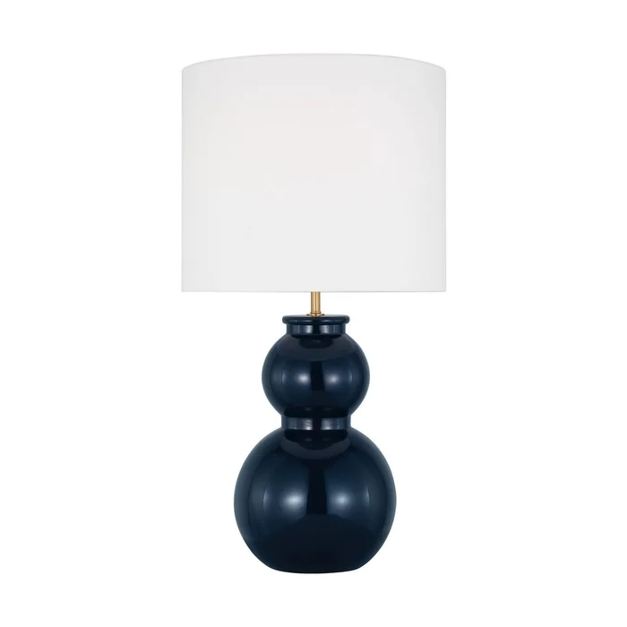 Visual Comfort Studio DJT1051GNV1 Buckley One Light Table Lamp, Gloss Navy