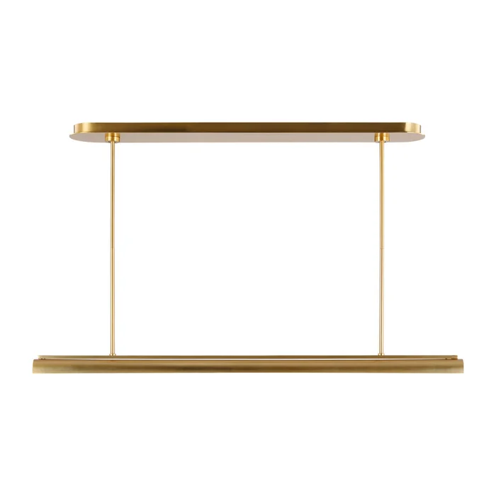 Visual Comfort Studio KC1091BBS Carson LED Linear Chandelier, Burnished Brass