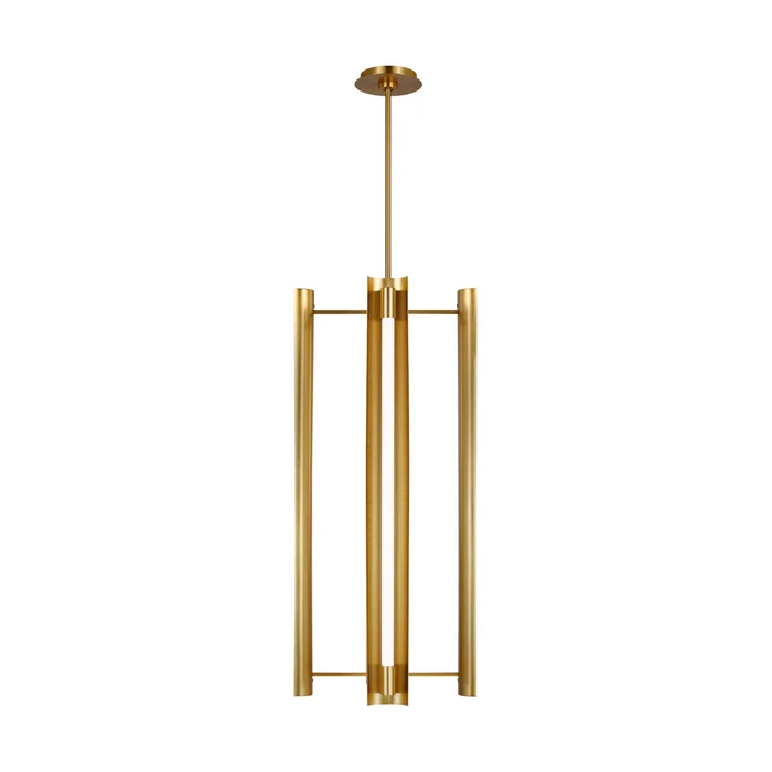 Visual Comfort Studio KP1114BBS Carson LED Pendant, Burnished Brass