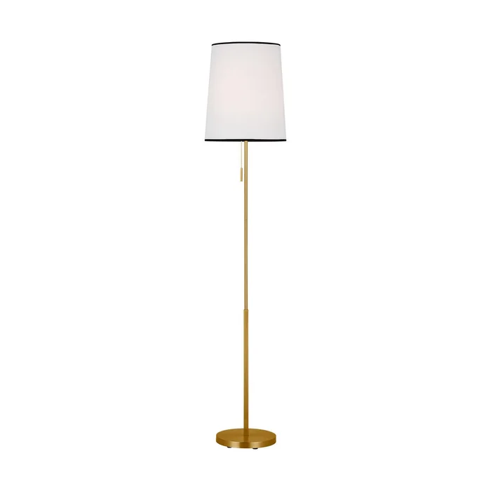 Visual Comfort Studio KST1111BBS1 Ellison One Light Floor Lamp, Burnished Brass