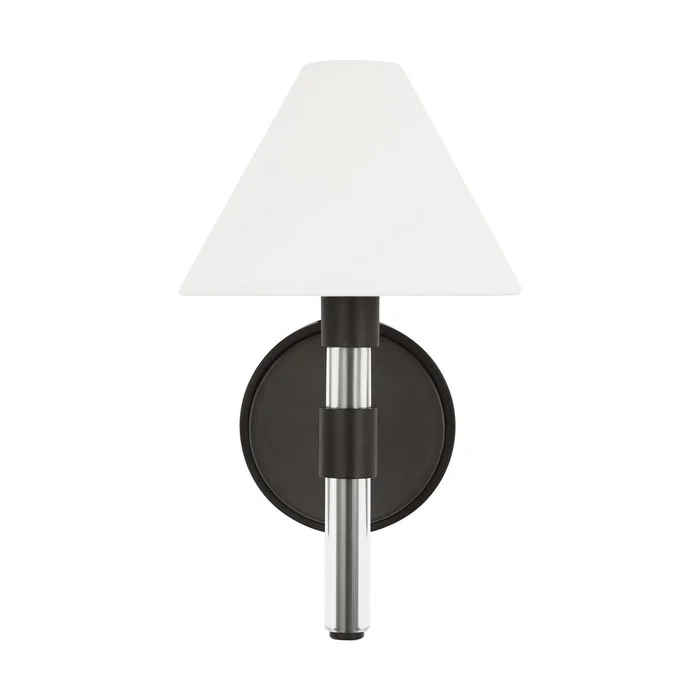 Visual Comfort Studio LW1041AI Robert One Light Bath Vanity, Aged Iron