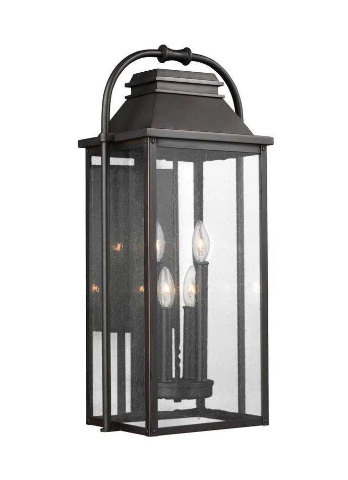 Visual Comfort Studio OL13202ANBZ Wellsworth Four Light Lantern, Antique Bronze