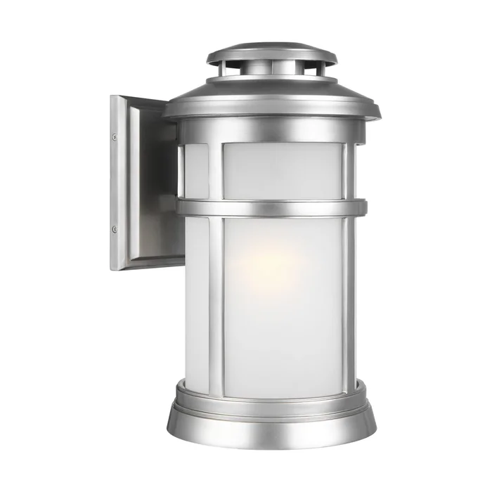 Visual Comfort Studio OL14302PBS Newport One Light Outdoor Wall Lantern, Painted Brushed Steel