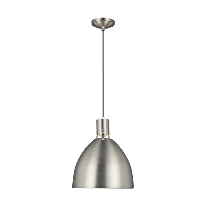 Visual Comfort Studio P1443SN-L1 Brynne LED Pendant, Satin Nickel (Discontinued)