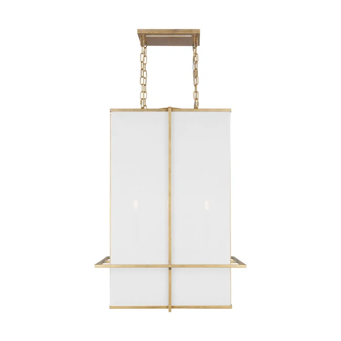 Visual Comfort Studio TFC1004CGD Dresden Four Light Chandelier, Coastal Gild