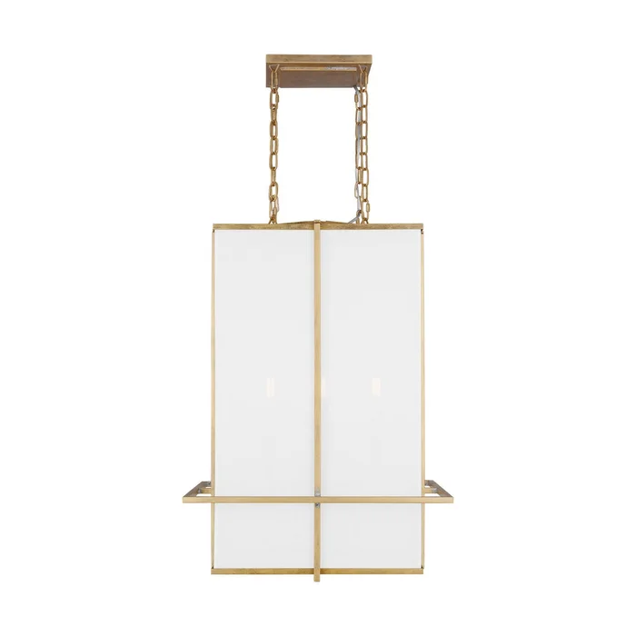 Visual Comfort Studio TFC1014CGD Dresden Four Light Chandelier, Coastal Gild