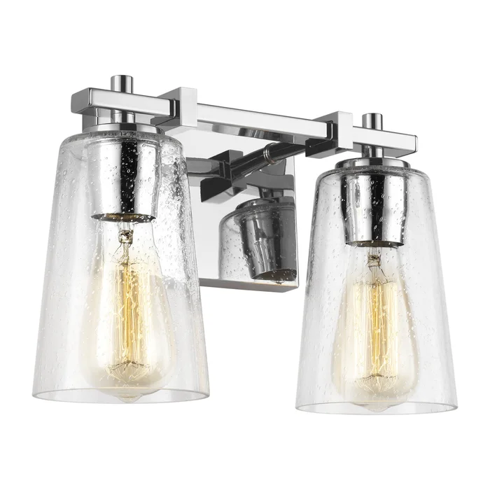 Visual Comfort Studio VS24302CH Mercer Two Light Vanity, Chrome