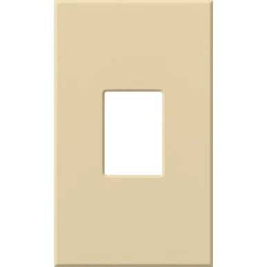 VWP-1-IV Single-gang Vwp Series Wallplate For Vareo, Nova T And Grafik