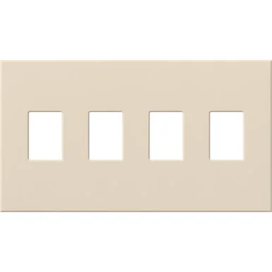 VWP-4-LA Multigang Vwp Series Wallplate For Vareo, Nova T And Grafik Eye