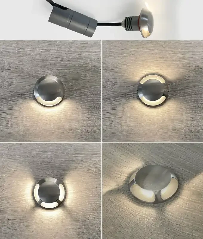 Waterproof IP67 316L Stainless Steel Recessed LED Marker Light – Use Inside or Out