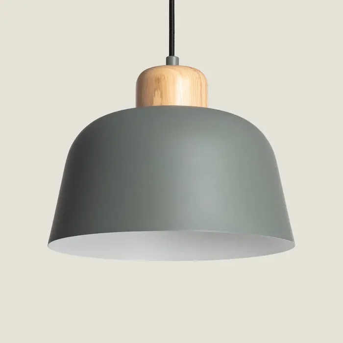 Wawak Metal & Wood Pendant Lamp – Ledkia