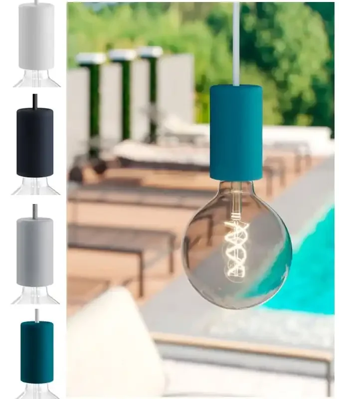 Weatherproof Light Pendant – IP65 Bare Bulb Lamp Holder