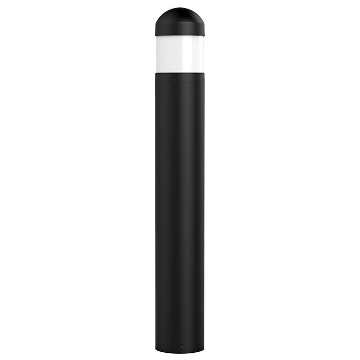 Westgate BOL-44-R-C-F-MCTP-BK Bollard 44″ Round Dome Top Cone Frost Lens – Black