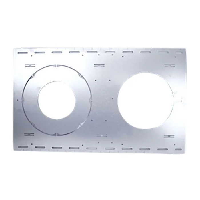 Westgate CRLE-RI-UNV Power and CCT Adjustable Commercial Recess Light Rough-In Plate – Silver