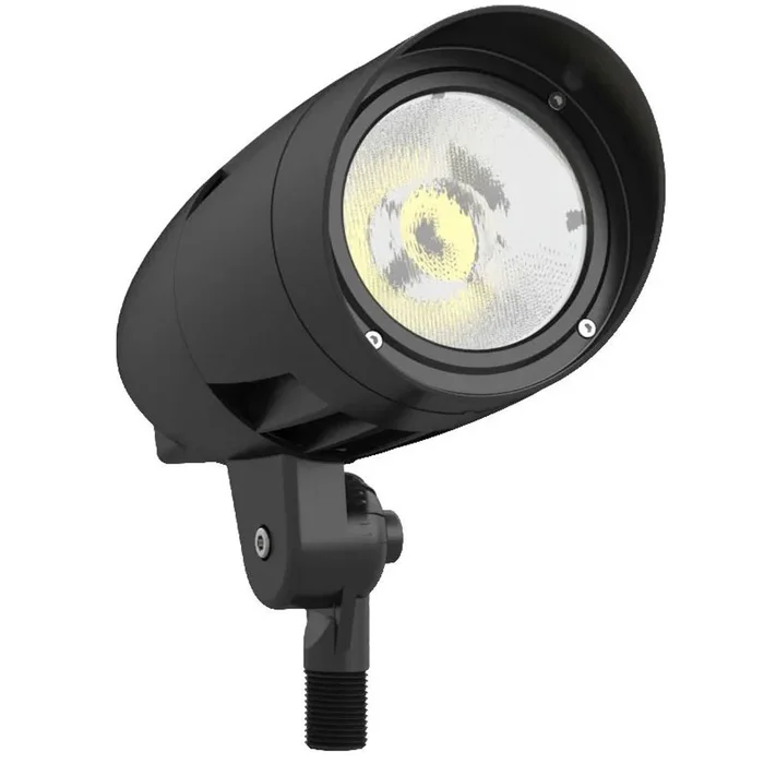 Westgate FLDX-LG-10-30W-MCTP-BK X-Gen LED Bullet Flood Light with Long Shroud, 120-277V, Adjustable Wattage (10W/20W/30W), Adjustable CCT (3000K/4000K/5000K), Black