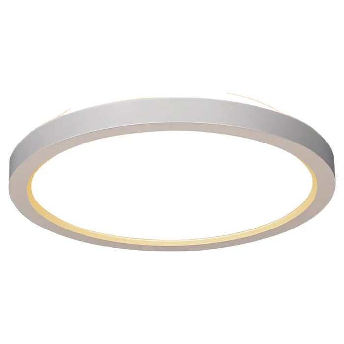Westgate FMLU-R12-MCT5-WH White 12″ Flush-Mount Light with Uplight, 20W Down Light & 5W Uplight, 20W, 27K/30K/35K/40K/50K – White