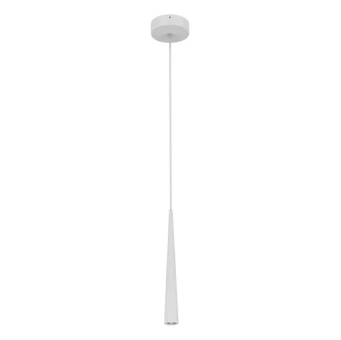 Westgate LCFT-MCTP-WH LED Tapered Pendant with Adjustable Cord, Adjustable Wattage (6W/9W/12W), Adjustable CCT (3000K/4000K/5000K), White