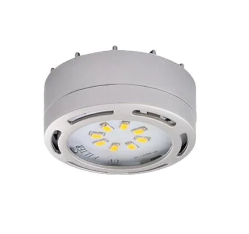 Westgate LED-PL1NKL 120V LED 1-Pack Puck Light – Nickel