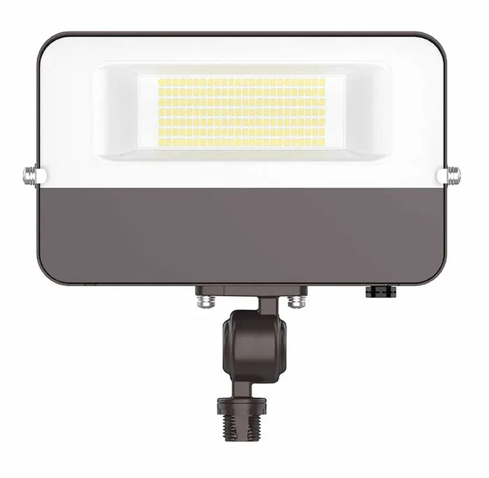 Westgate LFE-50W-MCT-KN Outdoor Compact LED Flood Light with Knuckle Mount, 50W, Adjustable CCT (3000K/4000K/5000K), Dark Bronze