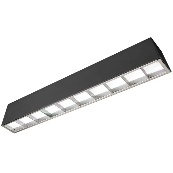 Westgate SCX-2FT-20W-MCT4-D-LUV-BK 2′ LED 2-3/4″ Black Superior Architectural Seamless Linear Light with Louver Lens – Black