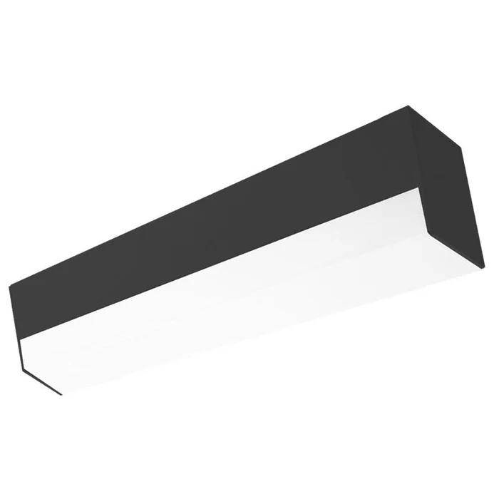 Westgate SCX-3FT-30W-MCT4-D-DL-BK 3ft. LED 2-3/4″ Black Superior Architectural Seamless Linear Lights with Drop Lens, 30W, 30K/35K/40K/50K