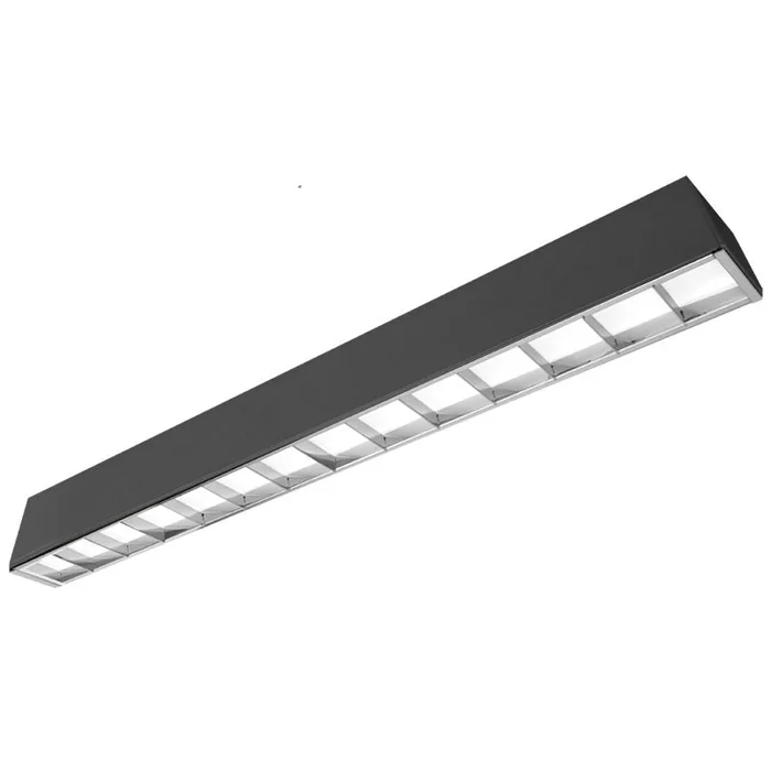 Westgate SCX-3FT-30W-MCT4-D-LUV-BK 3′ LED 2-3/4″ Black Superior Architectural Seamless Linear Light with Louver Lens – Black