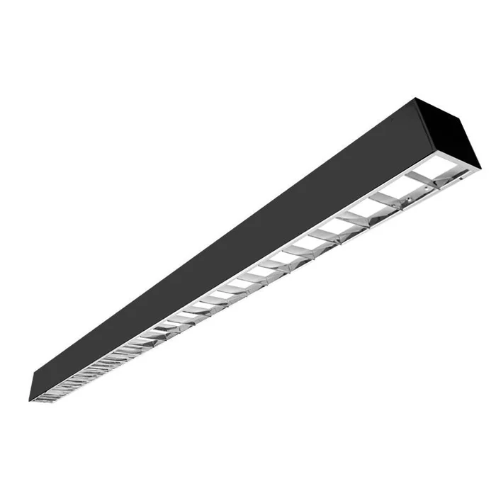 Westgate SCX-6FT-60W-MCT4-D-LUV-BK 6′ LED 2-3/4″ Black Superior Architectural Seamless Linear Light with Louver Lens – Black