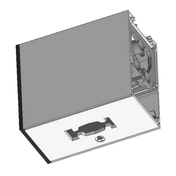 Westgate SCX2-TRACK-H-BK SCXA2 Tack Light Socket End Extension H-Type – Black