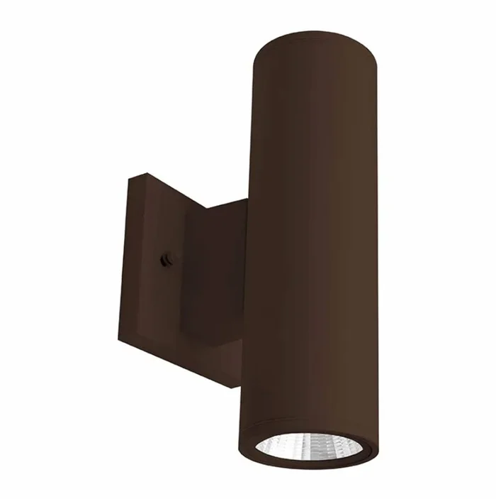 Westgate WMC3-UDL-MCT-BR-DT 3″ Outdoor LED Cylinder Up/Down Light, 18W, Adjustable CCT (3000K/4000K/5000K), Bronze