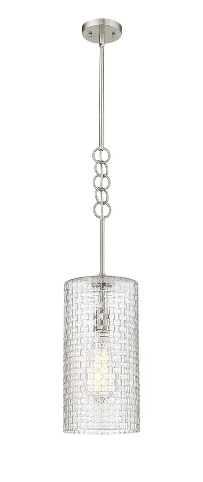 Wexford One Light Mini Pendant in Brushed Satin Nickel (405|380-1S-SN-G380-8CL)