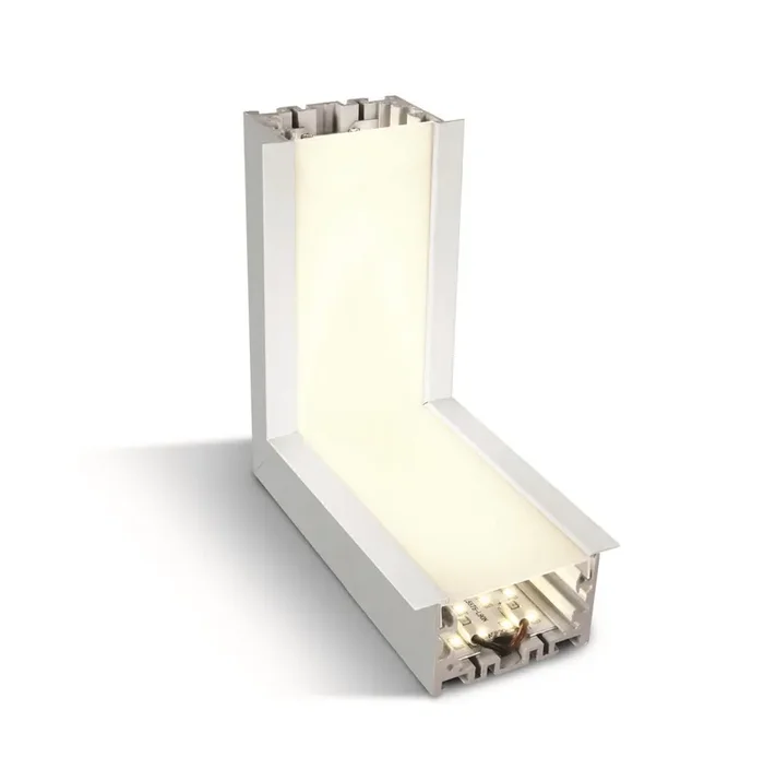 White 10W ceiling to wall corner for 38152R.