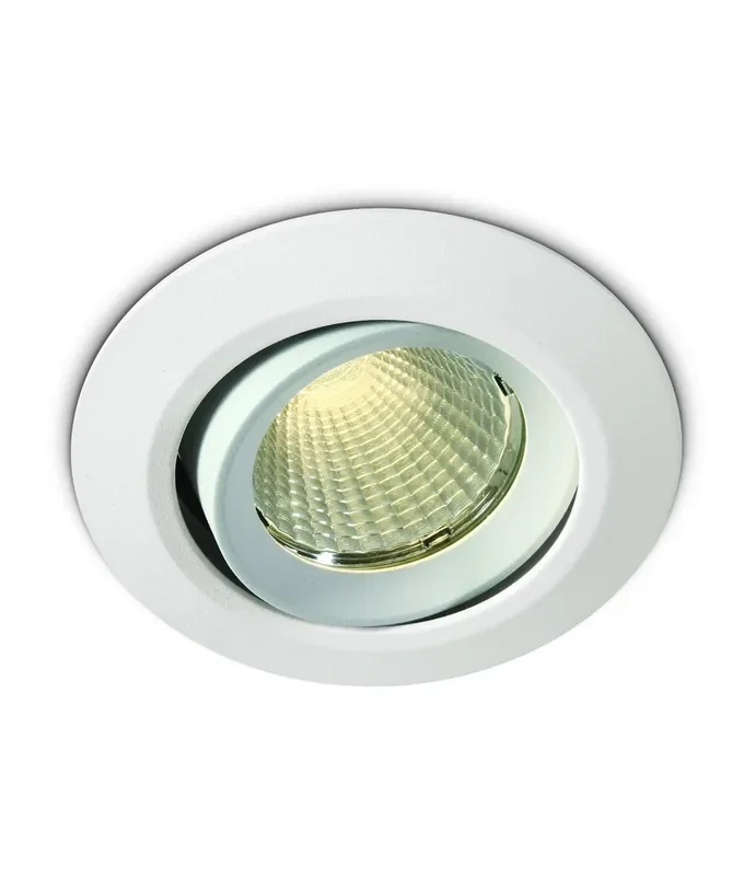 White 12W COB LED Recessed Adjustable Spot Light