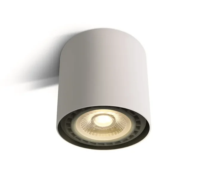White 15W GU10, R111 Ceiling Light.