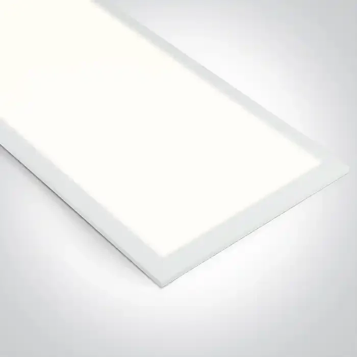 White 30×120 recessed backlit LED panel for T-rail false ceilings.